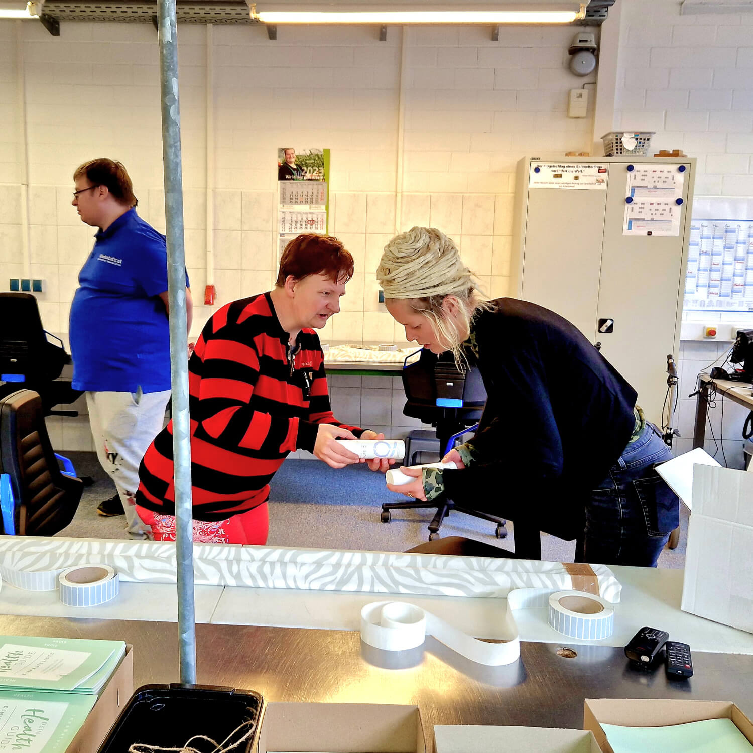 Aktionstag „Schichtwechsel“: Steffi Pulz-Debler zu Gast in den Dobbertiner Werkstätten